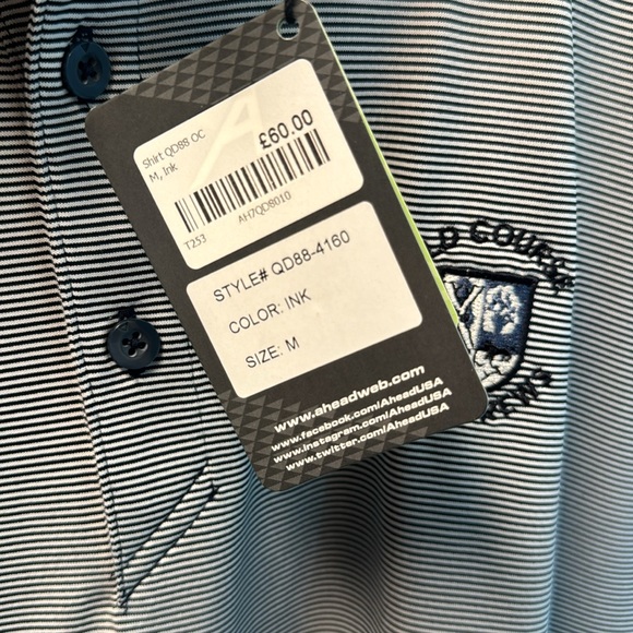 Men’s St Andrew’s Ahead golf polo size medium new with tag - Picture 4 of 4